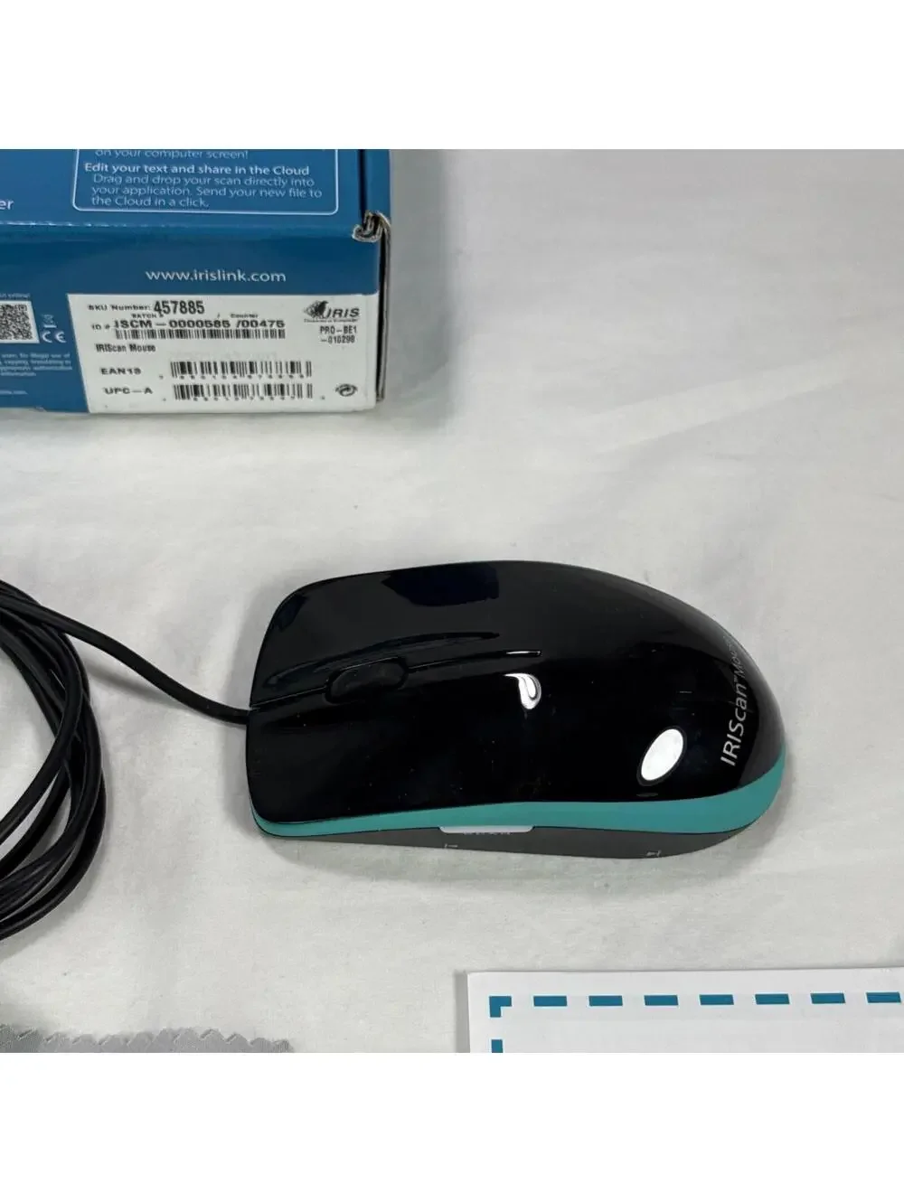 IRIScan Mouse All-In-One Scanner for Windows & Mouse 457885 Excellent Preowned